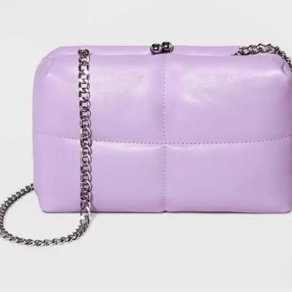 a new day Handbags - A New Day Puff Clutch Lavender Purple